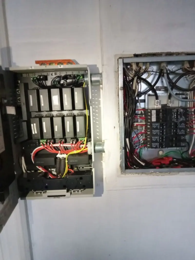 Electrical panel upgrade completed for Security Camera Wiring in Warm Mineral Springs